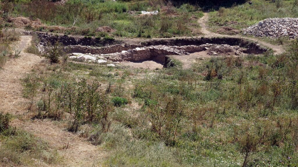 Cetatea Ibida - portiunea nordica
